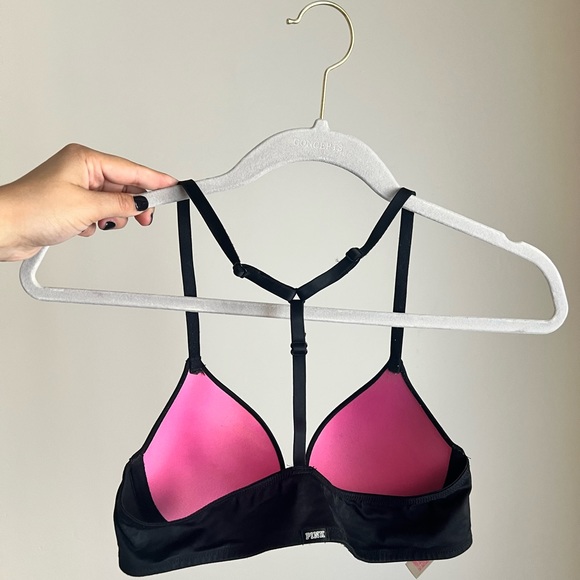 PINK Push Up Racerback Bra - Picture 2 of 6